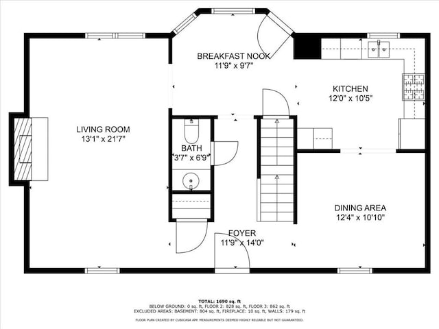40 Picketts Forge Dr W, Acworth, GA 30101 - floor plan / room layout