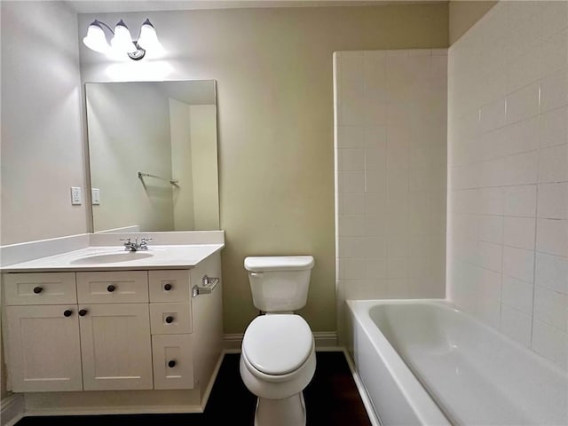 4875 Carre Way, Alpharetta, GA 30022 - full bath with toilet, baseboards, and vanity