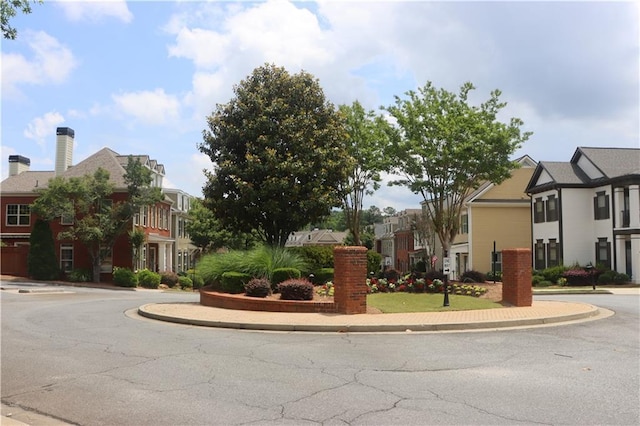4875 Carre Way, Alpharetta, GA 30022 - view of asphalt road with a residential view and curbs