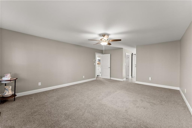 4635 Dawsonville Hwy, Gainesville, GA 30506 - unfurnished room featuring carpet, a ceiling fan, and baseboards