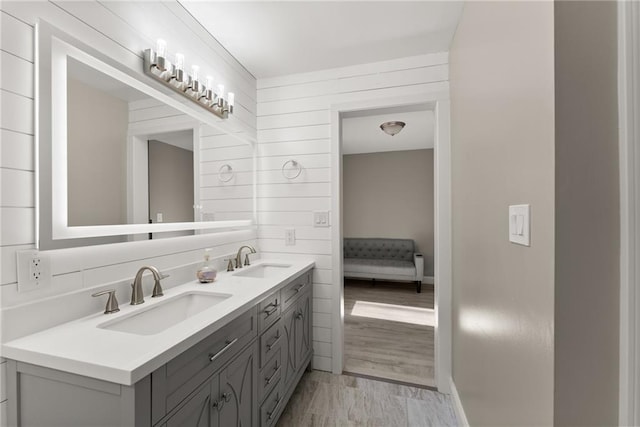 4635 Dawsonville Hwy, Gainesville, GA 30506 - full bathroom with double vanity, ensuite bathroom, and a sink