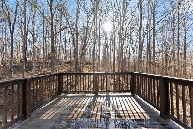 4635 Dawsonville Hwy, Gainesville, GA 30506 - view of wooden deck