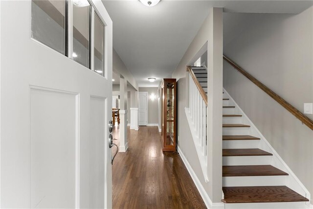 4635 Dawsonville Hwy, Gainesville, GA 30506 - interior space featuring stairway and wood finished floors