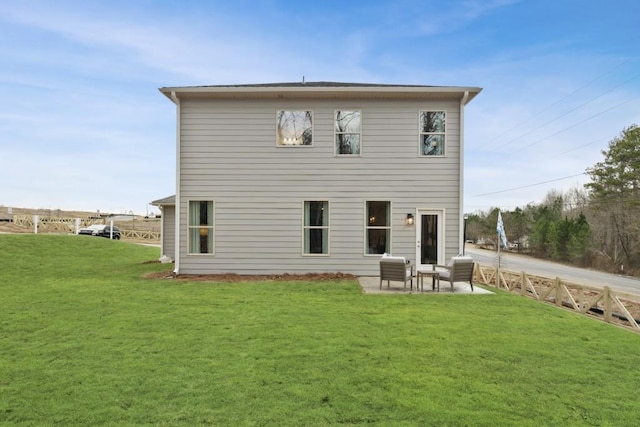 104 Chapel Hill Pkwy, Newnan, GA 30263 - back of house featuring a yard and a patio