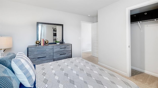 1316 Village Brook Dr, Dacula, GA 30019 - bedroom featuring light carpet and a closet