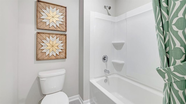 1316 Village Brook Dr, Dacula, GA 30019 - full bath with baseboards and shower / bath combination with curtain