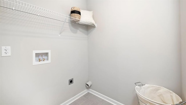 1316 Village Brook Dr, Dacula, GA 30019 - laundry room featuring hookup for an electric dryer and washer hookup