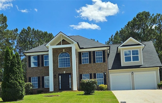 681 Burtons Cv, Hampton, GA 30228 - view of front of house with concrete driveway and a front lawn