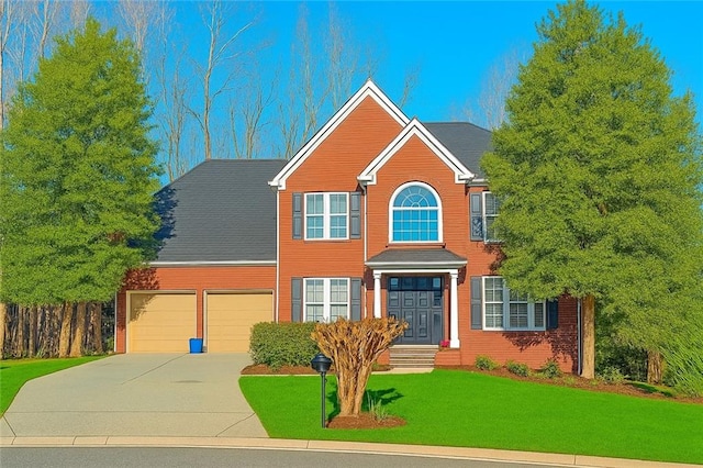 505 Armor Knl, Powder Springs, GA 30127 - view of front of home with concrete driveway