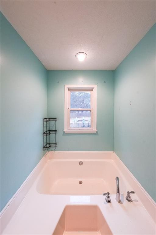 full bathroom featuring a garden tub