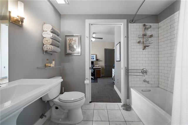 1100 Howell Mill Rd NW Unit 708, Atlanta, GA 30318 - full bath with shower / tub combo with curtain and toilet