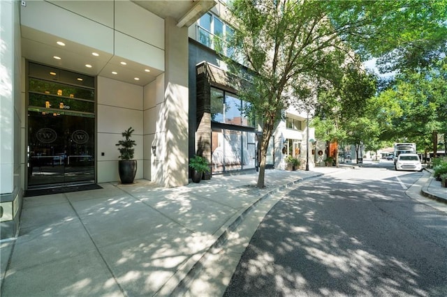 1100 Howell Mill Rd NW Unit 708, Atlanta, GA 30318 - view of exterior entry with stucco siding