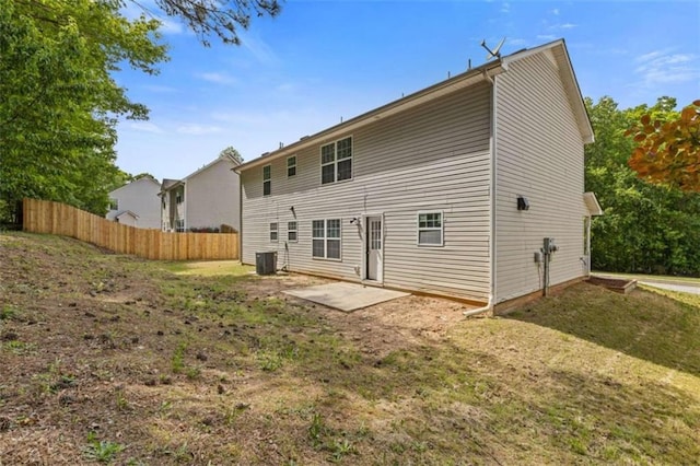 1450 Steam Engine Way, Conyers, GA 30013 - back of house with cooling unit and a patio