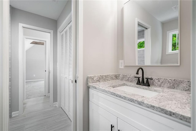 4189 Tamarack Dr, Jasper, GA 30143 - bathroom featuring vanity and baseboards
