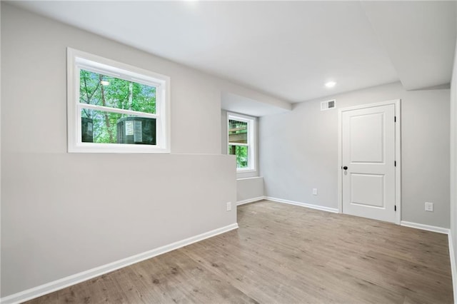 4189 Tamarack Dr, Jasper, GA 30143 - spare room with wood finished floors, baseboards, and recessed lighting