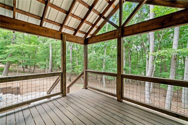 4189 Tamarack Dr, Jasper, GA 30143 - deck with a wooded view