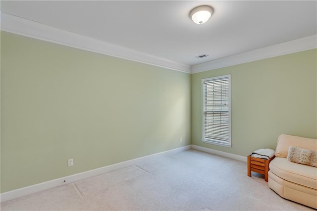 4460 Delano Dr, Cumming, GA 30040 - living area with crown molding, baseboards, and carpet