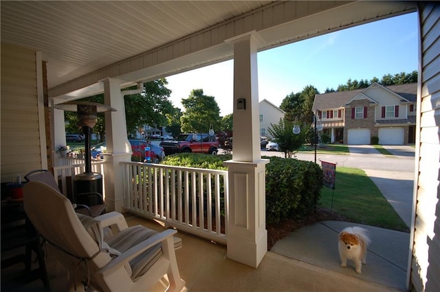 70 Darbys Crossing Ct, Hiram, GA 30141 - covered porch with a residential view
