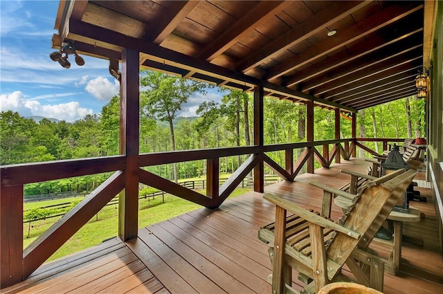 212 Dogpatch Ln, Blue Ridge, GA 30513 - view of deck
