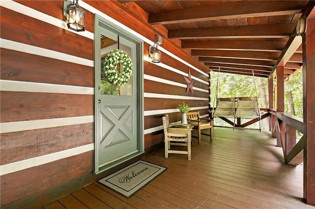 212 Dogpatch Ln, Blue Ridge, GA 30513 - view of porch