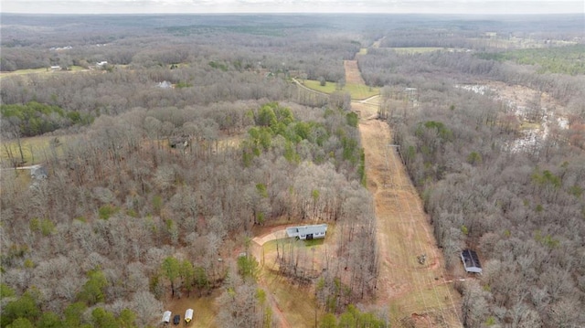 drone / aerial view featuring a rural view