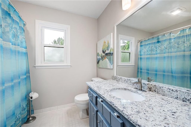 4497 Windsor Oaks Dr, Marietta, GA 30066 - bathroom with vanity and tile patterned flooring