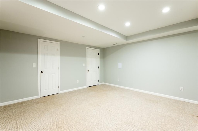 4497 Windsor Oaks Dr, Marietta, GA 30066 - finished below grade area with light carpet and recessed lighting