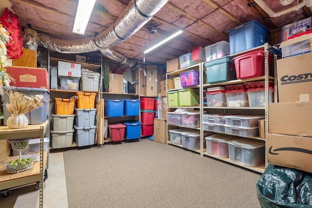 view of storage