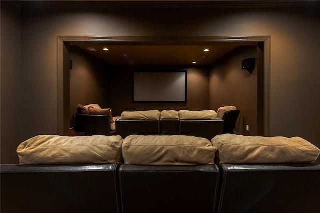 view of home theater room