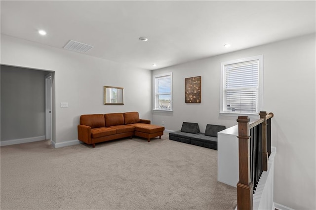 4011 Fallen Leaf Ct, Kennesaw, GA 30152 - living room with carpet floors, baseboards, and recessed lighting