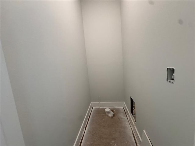 3 Outpost Trl SE, Rome, GA 30161 - washroom featuring baseboards and hookup for an electric dryer