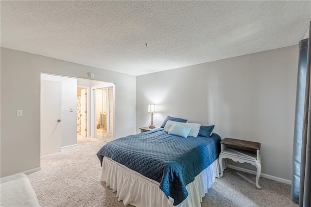 215 Cobblestone Trl, Avondale Estates, GA 30002 - carpeted bedroom featuring a textured ceiling