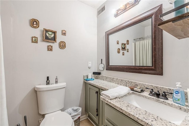 215 Cobblestone Trl, Avondale Estates, GA 30002 - full bathroom featuring vanity and toilet