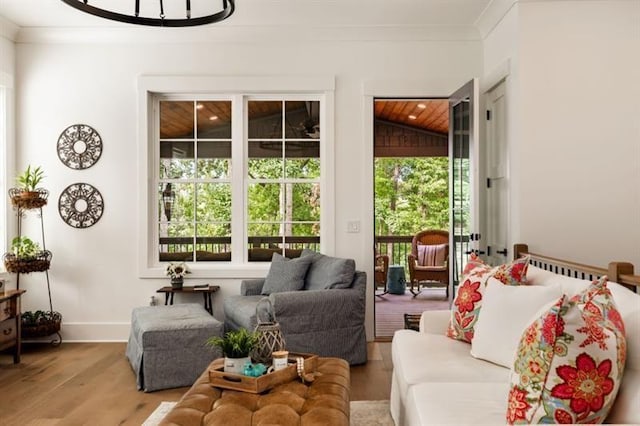 interior space featuring a healthy amount of sunlight