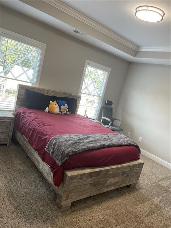 103 Mill Park Chase, Woodstock, GA 30188 - bedroom with crown molding and carpet flooring