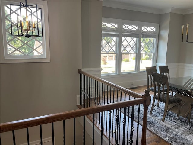 103 Mill Park Chase, Woodstock, GA 30188 - dining space with healthy amount of natural light, dark wood finished floors, and crown molding