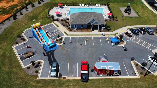 231 Malbone St SW, Cartersville, GA 30120 - bird's eye view of a pool