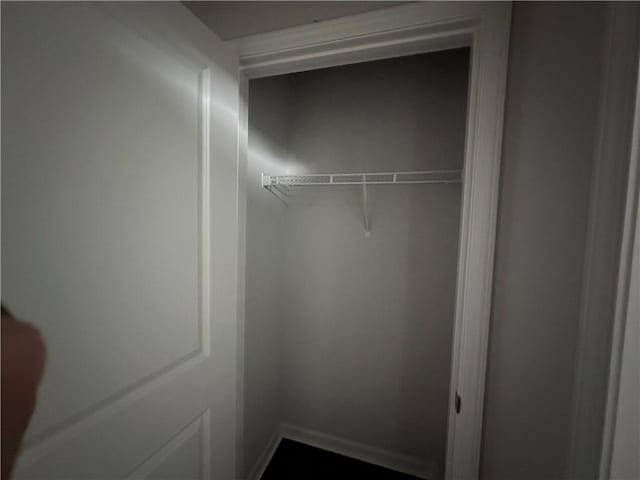 view of closet