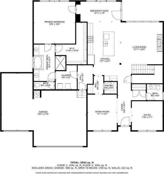 6179 Ashbranch Dr, Acworth, GA 30101 - property floor plan