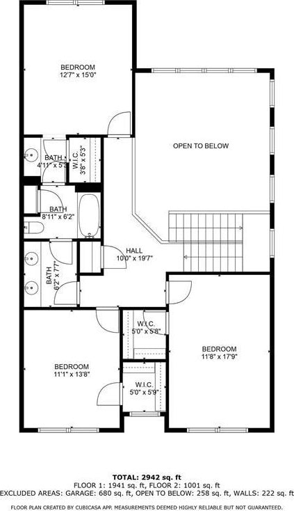 6179 Ashbranch Dr, Acworth, GA 30101 - floor plan / room layout