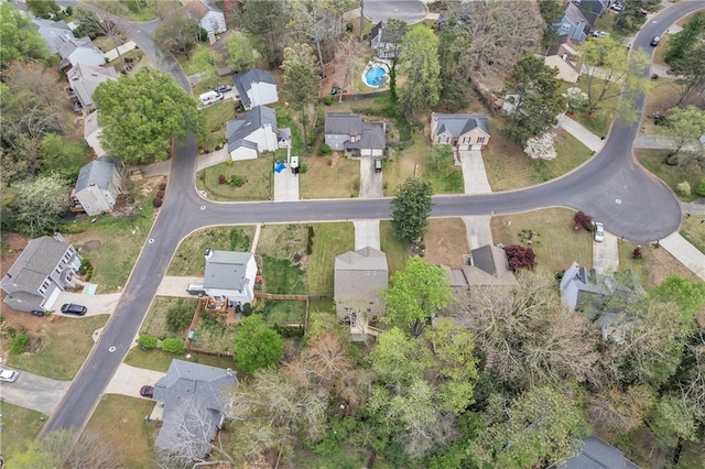 birds eye view of property featuring a residential view