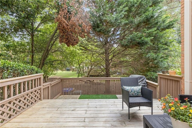 1995 Raleigh Tavern Dr, Roswell, GA 30076 - view of wooden terrace