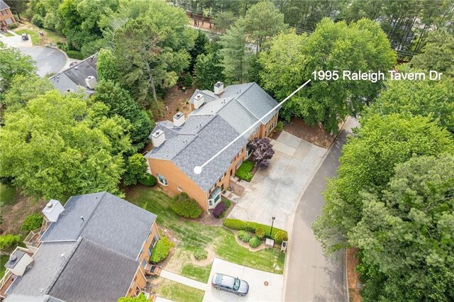 1995 Raleigh Tavern Dr, Roswell, GA 30076 - view from above of property