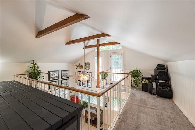 4442 Academy St, Acworth, GA 30101 - staircase with carpet flooring