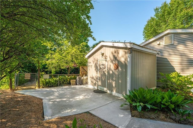 4442 Academy St, Acworth, GA 30101 - view of shed featuring a gate