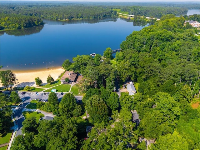 4442 Academy St, Acworth, GA 30101 - aerial view of property and surrounding area with a nearby body of water
