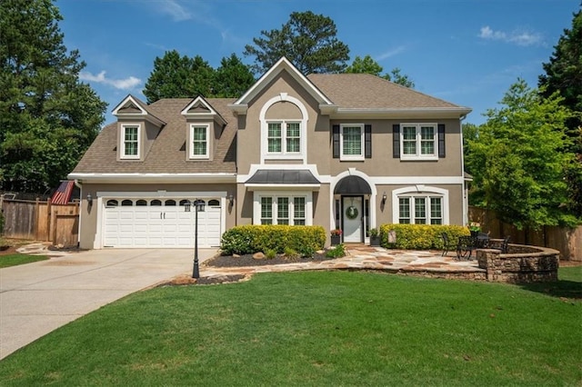 230 Bristol Stone Ct, Johns Creek, GA 30005 - view of front of property featuring stucco siding, concrete driveway, and a shingled roof