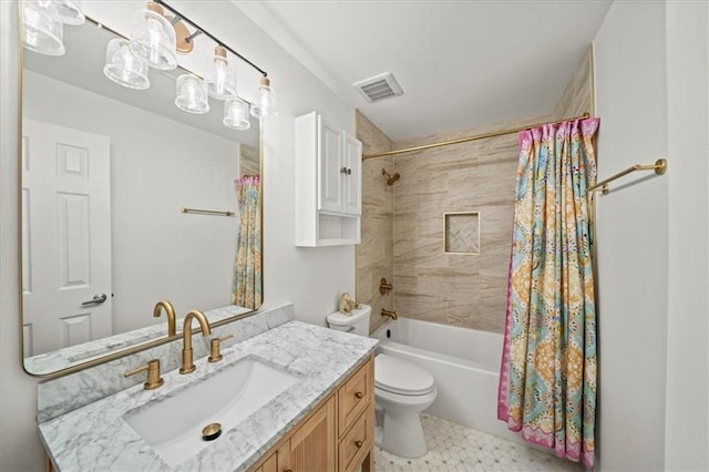 230 Bristol Stone Ct, Johns Creek, GA 30005 - full bathroom with shower / bathtub combination with curtain, toilet, and vanity