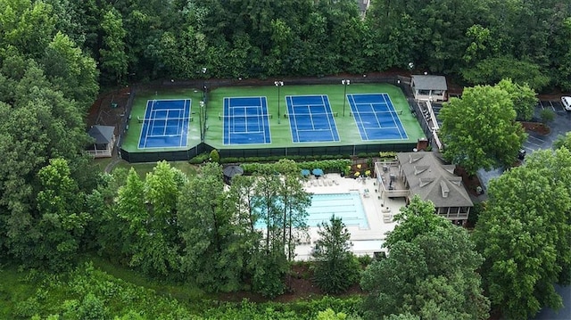 230 Bristol Stone Ct, Johns Creek, GA 30005 - view of subject property with a pool area
