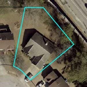 1528 Buckingham Pl, Stockbridge, GA 30281 - aerial map of property and surrounding area with property parcel outlined